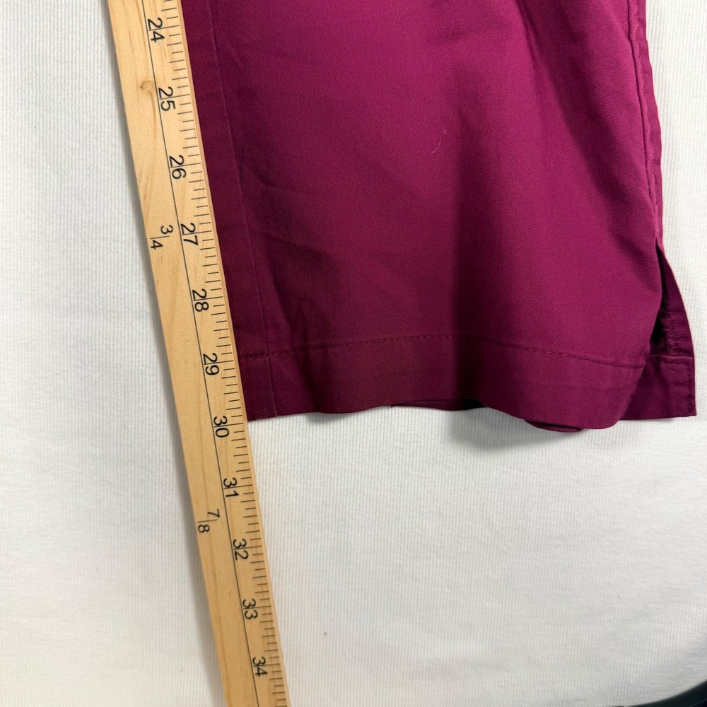 Healing Hands Purple Label Scrub Set XS Burgundy V-Neck Top Drawstring Pants - Picture 8 of 16